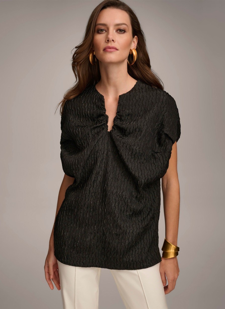 Donna Karan Oversized Blouse Sweaters And Tops