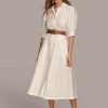 Donna Karan Cotton Shirt Dress Dresses And Jumpsuits