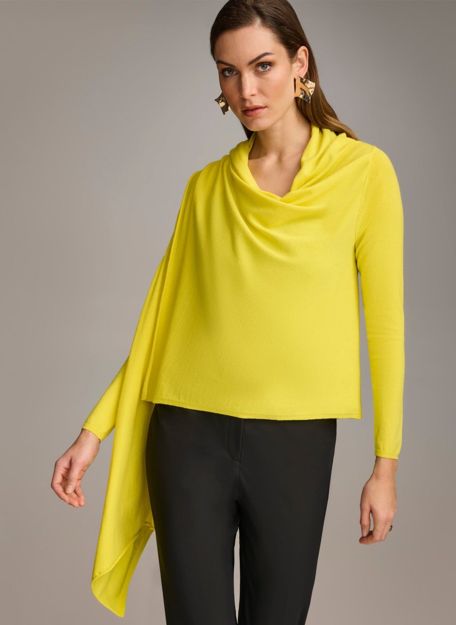 Donna Karan Drape Cardigan Sweaters And Tops