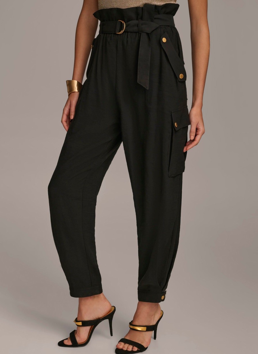 Donna Karan Belted Cargo Pant Pants