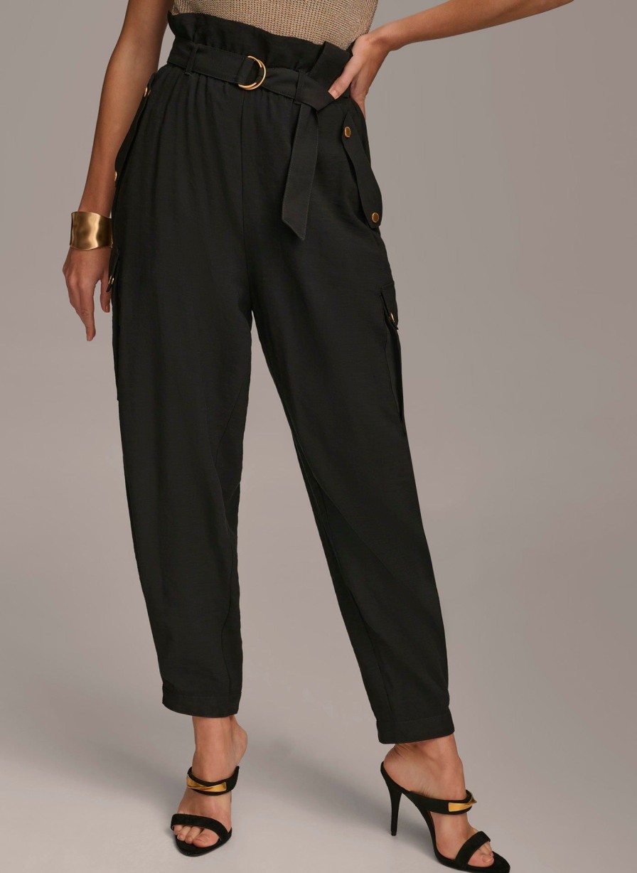 Donna Karan Belted Cargo Pant Pants