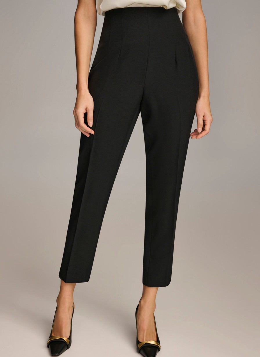 Donna Karan Slim Flat Front Pant Pants