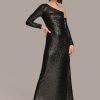 Donna Karan One Shoulder Sequin Dress Dresses And Jumpsuits