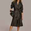 Donna Karan Belted Light Weight Trench Outerwear