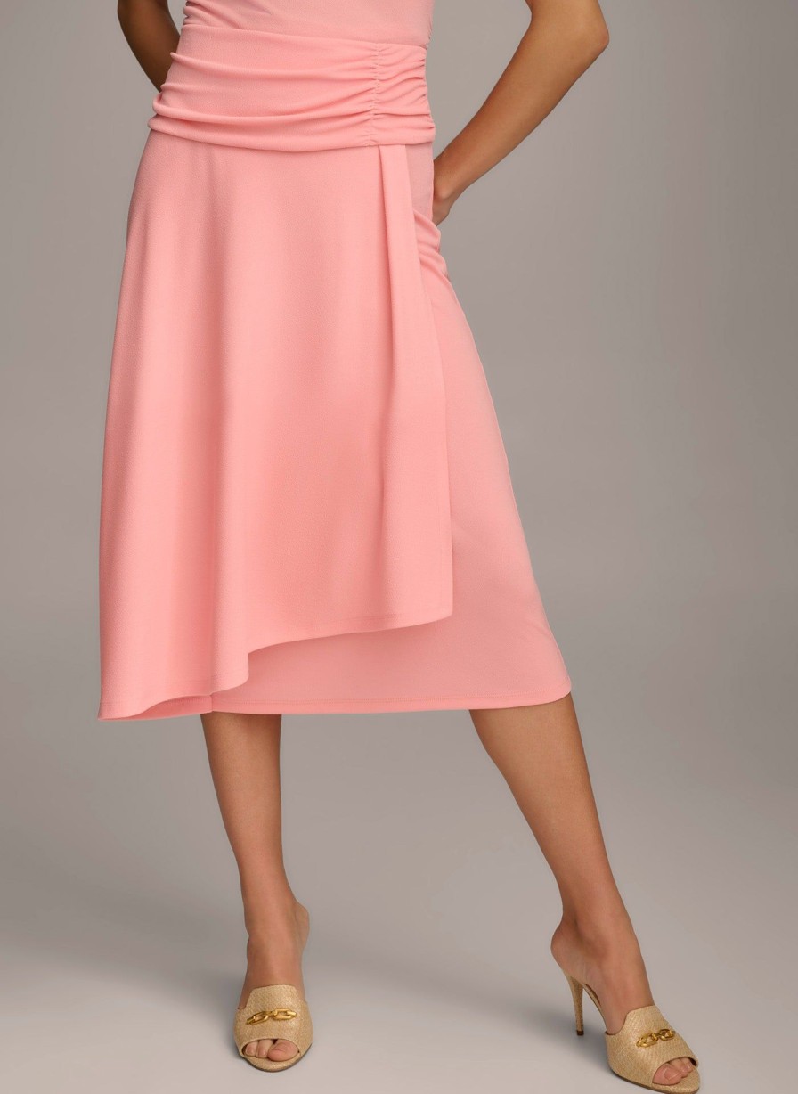 Donna Karan Ruched Skirt Skirts