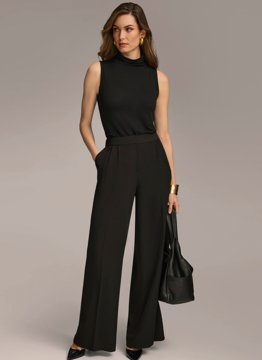 Donna Karan Wide Leg Pant Pants