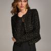 Donna Karan Foil Popcorn Jacket Jackets And Blazers